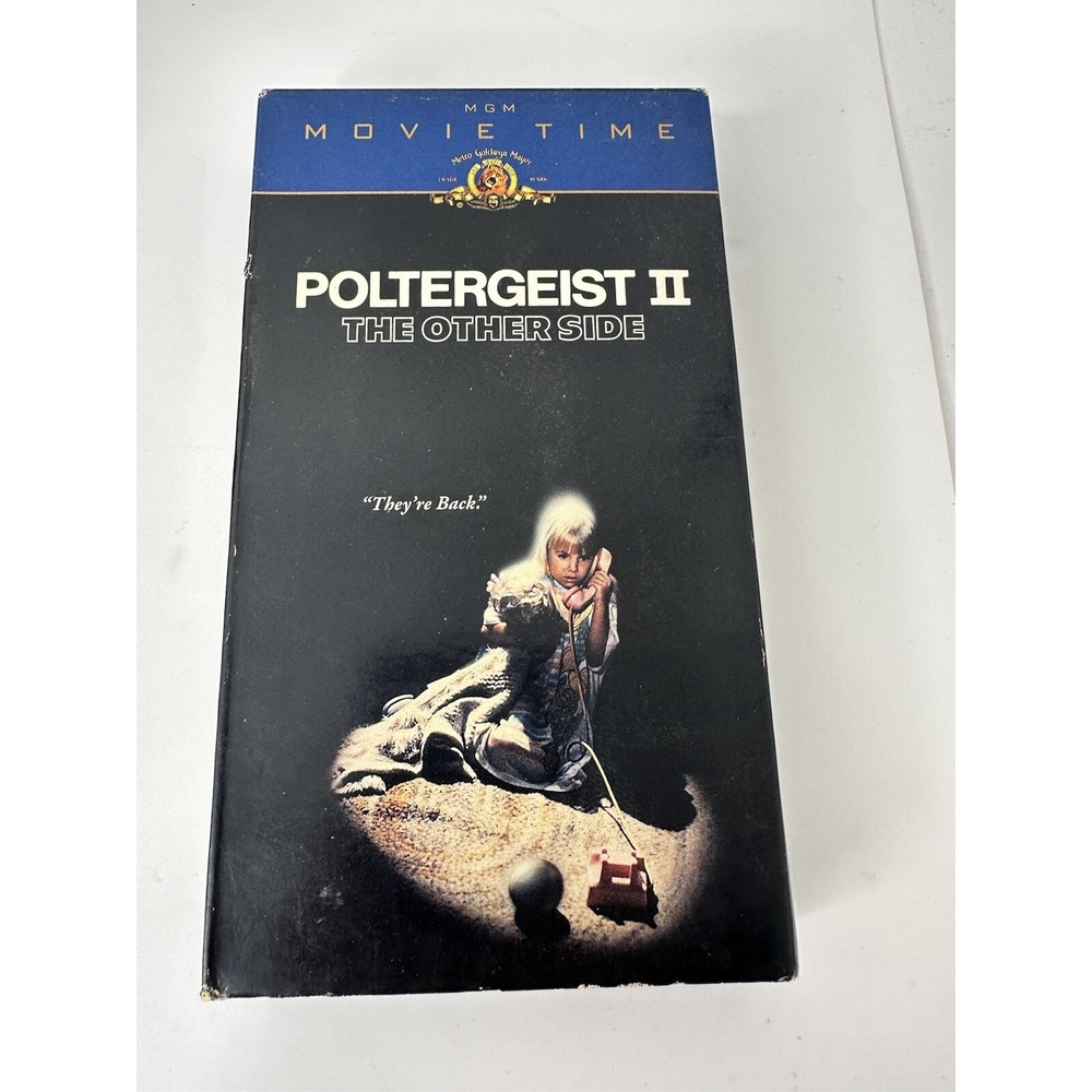 Poltergeist II The Other Side VHS 1987 MGM Movie Time Horror Movie PG-13